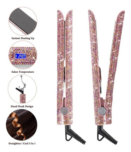 Plancha De Pelo Diamond De Doble Voltaje