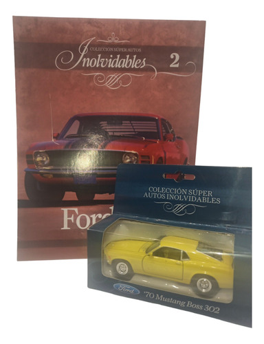 Coleccion El Tiempo Autos Inolvidables Ford Mustang 302 - 70