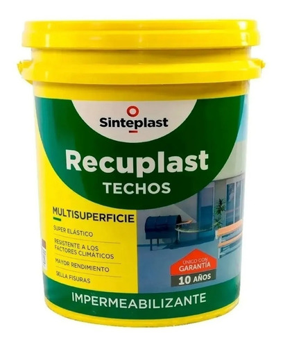 Recuplast Techos Impermeabilizante 20lts  Sinteplast