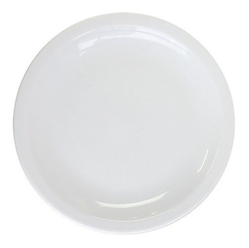 Plato Playo 25 Cm Simil Tsuji Ala Angosta Porcelana X1 Unid.