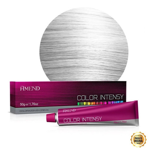 Kit Tintura Amend  Color intensy Coloração creme tom 000sss reforçador de clareamento para cabelo