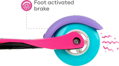 Barbie Scooter 3 Ruedas Autoequilibrio Con Luces Voyager