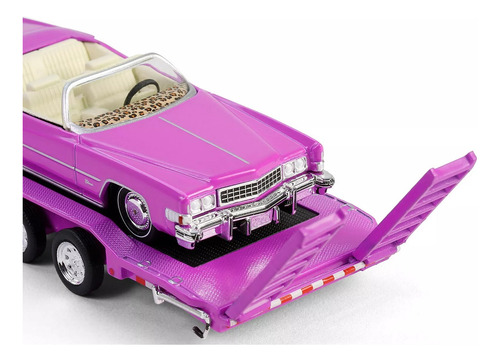 Greenlight Hitch & Tow 72 Chevy C-30 & 74 Cadillac W/hauler