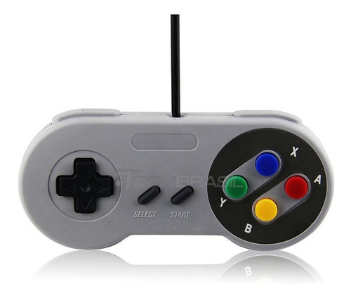 Controlador USB para emulador de PC Mac Super Nintendo Snes