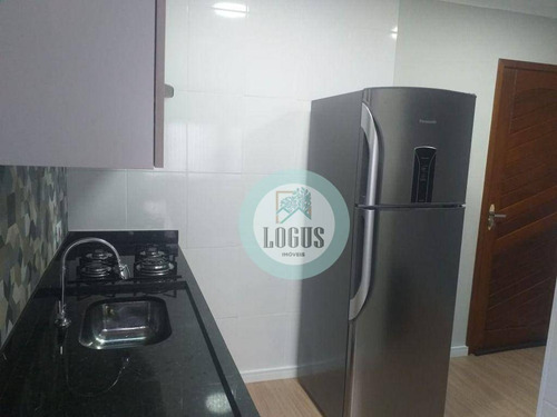 Imagem 4 de 30 de Apartamento Com 50m² Composto De 2 Dormitórios Sendo 1 Suíte E Um Dos Com Sacada, À Venda Por R$ 265.000,00 - Utinga, Santo André/sp - Ap2025
