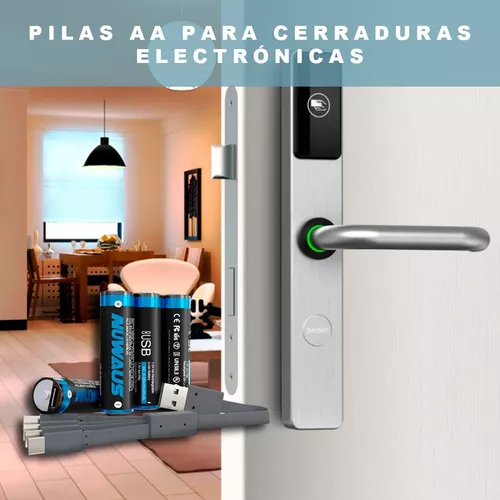 Pilas recargables Nuwaus AA x4 unidades entrada USB-C