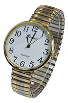 Comprar Reloj De Mujer Con Correa Elástica Geneva De 2 Tonos Con Esf