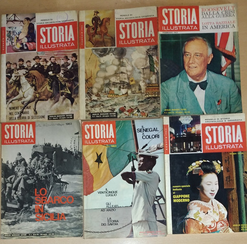 6 Revistas Storia Illustrata Italiano Leer Descripción