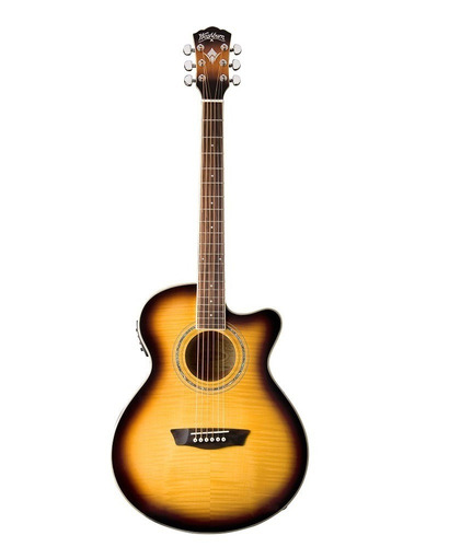 Guitarra Electroacustica Washburn Ea15 Atb Sunburst