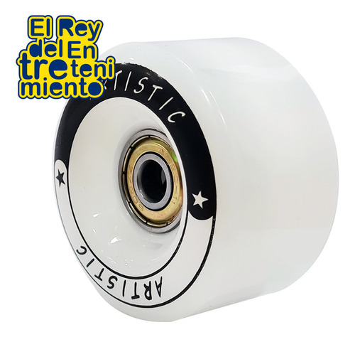 Imagen 3 de 9 de Set 4 Ruedas De Silicona Para Patín Artístico 58mm - El Rey