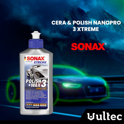 Imagen 3 de 3 de Sonax Pulidor Y Cera Liquido Xtreme 3 Nanopro 250 Ml