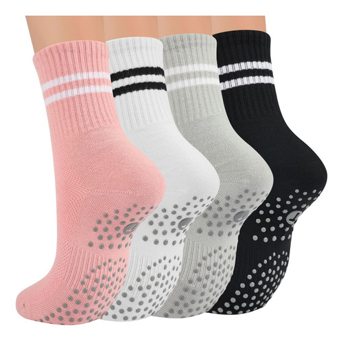 Toes Home - Calcetines Antideslizantes Para Mujer, Calcetine