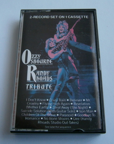 Ozzy Osbourne - Randy Rhoads Tribute (cassette Ed. U S A)