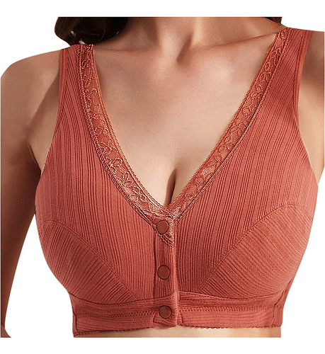 Ropa Interior De Sujetador Push Up De Algodón Para Mujer