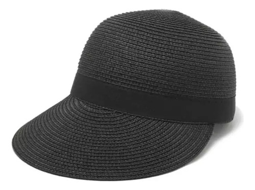 Sombrero De Mujer De Rafia Con Visera - Gorra De Sol Playa 