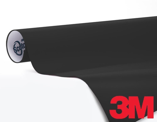 3m 1080 Rollo Vinilo Adhesivo Para Frrar Color Negro Sin