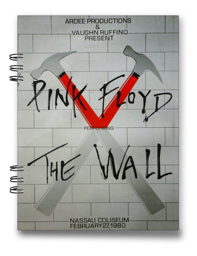 Cuaderno Pink Floyd 15x20 Cms 100 Hojas