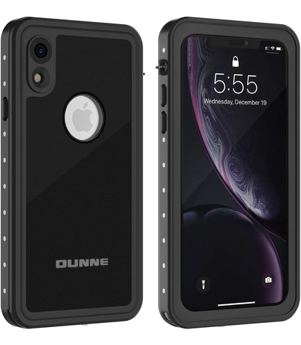 Funda Para iPhone XR, Negro/impermeable/resistente