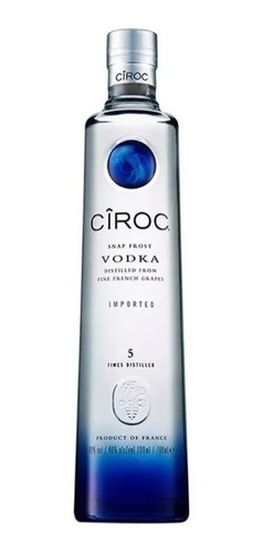 Vodka Ciroc Origen Frances De 750 Cc