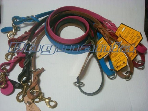 Imagen 5 de 6 de Correa Piel 1.80m X 2cm Entrenamiento Bronce Silverado