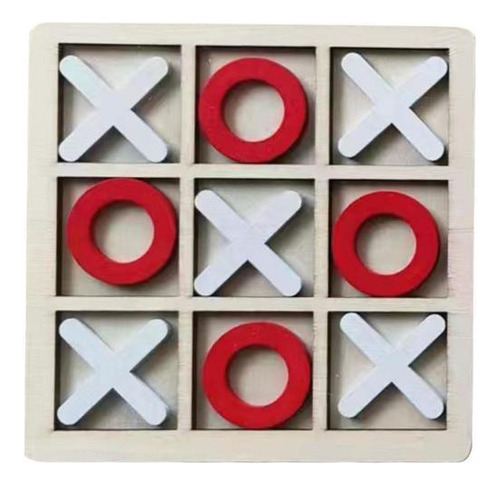 3 Juego De Mesa De Madera Tic Tac Toe, Rompecabezas, Juego