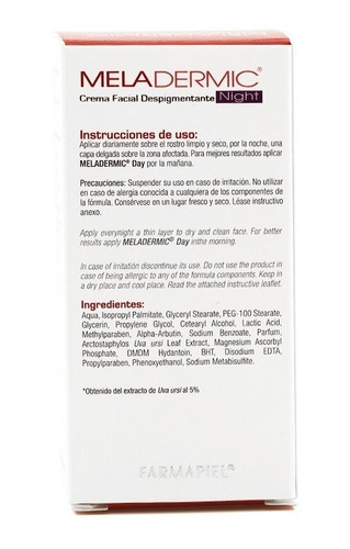 Imagen 4 de 6 de Meladermic Night Crema Aclaradora