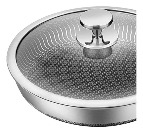 Sartén Wok Con Tapa Eléctrica Fácil De 32cm Con Tapa