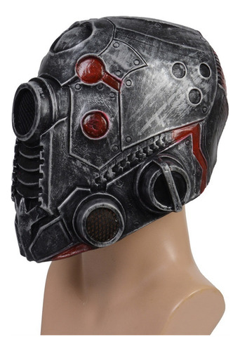 Antifaz Fiesta Mascara Halloween De Casco De Robot De Latex