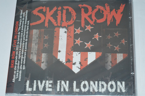 Skid Row - Live In London (cd Acrílico - Lacrado)