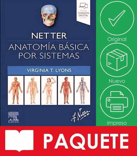 Netter Anatomía Básica Por Sistemas, De Lyons T. Virginia. Editorial Elsevier, Tapa Blanda, Edición 1 En Español