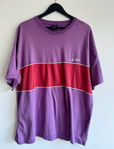 Iets Frans - Remera Boxy Fit Purple Panel T-shirt (original)