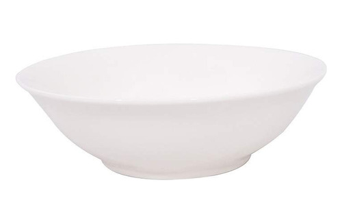 Ensaladera De Porcelana Blanca 22,5cm Hallen