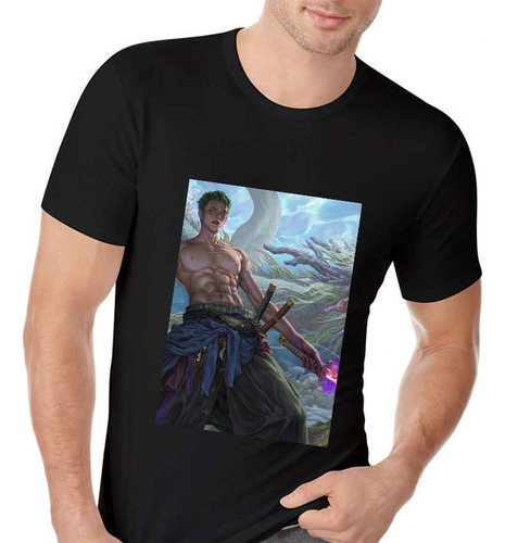 Polera Unisex One Piece - Roronoa Zoro Katana Dragon Ready!