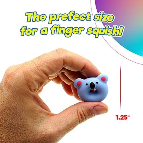 Ja-ru Mini Mochi Squishy Animals (1 Paquete) Lindos Squishie