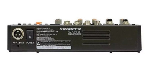Console Soundcraft SX602FX USB de mistura 110V/220V