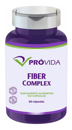 Fiber Pro Vida Fibra P/ Intestino E Inibidor - 60 Cáps 