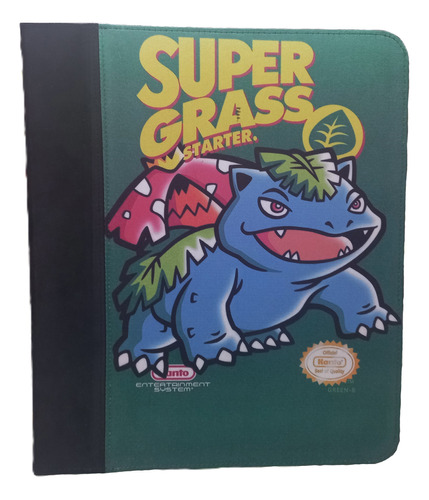 Carpeta Pokemon Escolar / Tcg Venusaur Super Grass Starter