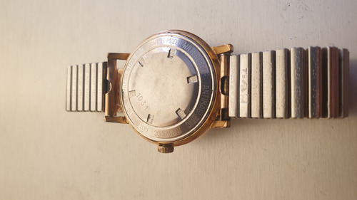 Imagen 4 de 7 de Reloj Automático Suizo Vintage Enchapado En Oro Marca Orton