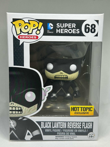 Funko Pop Black Lantern Reverse Flash Dc Super Heroes