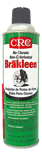 Limpiador De Partes De Frenos Crc Brakleen 6 Pzas. 397 G. Transparente