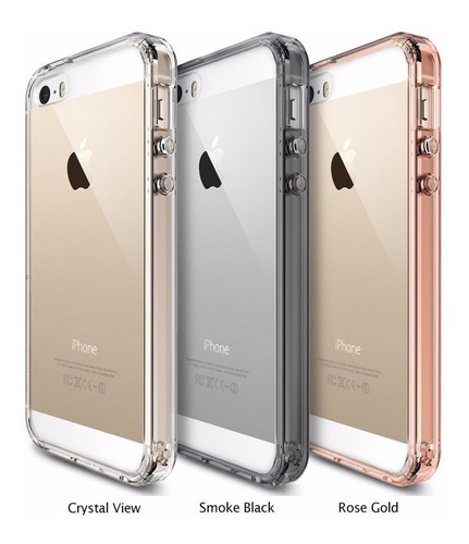 Imagen 1 de 6 de Funda Ringke iPhone SE/5/5s Fusion Aqua Red (eco Package)