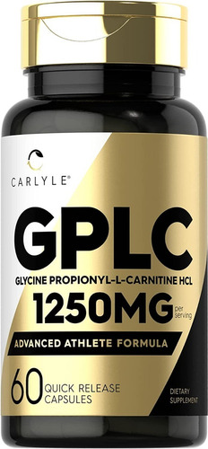 Glicina Propionil-l-carnitina Hcl 1250 Mg Carlyle 60 Capsula