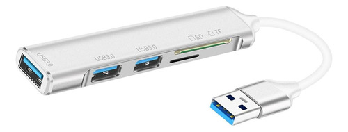 5 Puertos Usb 3.0 Adaptador Hub Sd Tf Lector De Tarjetas