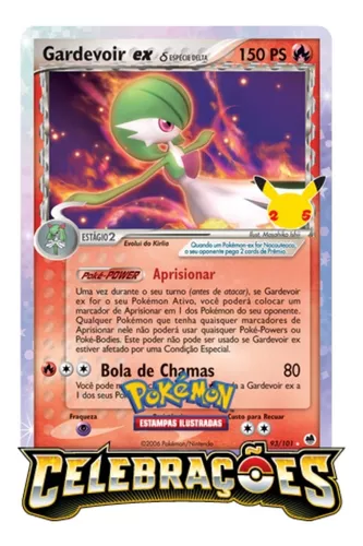 Carta Pokémon: Gardevoir Ex (14/25) Coleção Celebrações