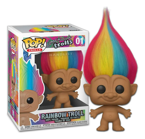 Funko Pop Good Luck Trolls - Rainbow Troll Art 01