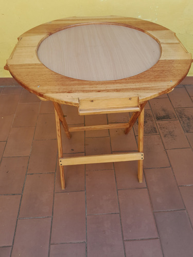 Mesa Plegable Redonda.