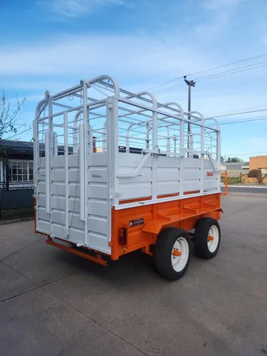 Acoplado Jaula 3 Metros Carro Vaquero Trailer Desmontable