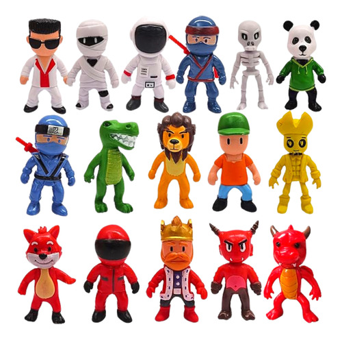 Set 16 Figuras Pvc Stumble Guys  Calidad Exclusiva