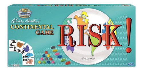 Risk Continental Game 1959 First Edition Hasbro Gaming