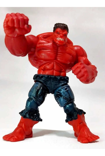 Marvel Universe Hulk Vermelho - Original E Loose (Usado)